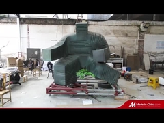 ব্রোঞ্জের বিমূর্ত ভাস্কর্য স্থাপন করা হয়েছিল