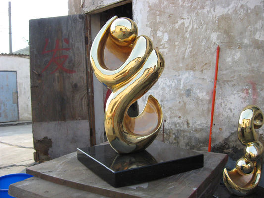 Copper H62 Contemporary Steel Sculpture Abstract Sculptures For The Home Interior Decoration