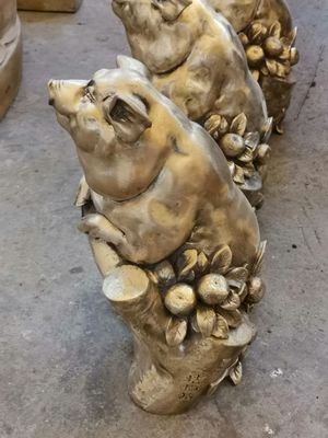 Holiday Gift Desk Copper Art Sculpture Decoration Cast Lucky Pig Brass Animal Sculptures