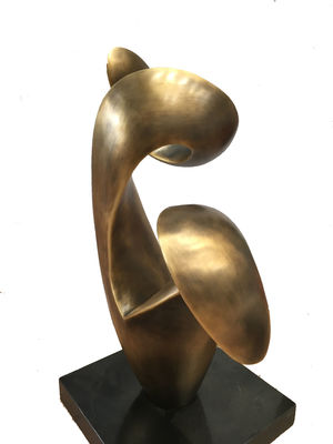 Smooth Curves Copper Art Sculpture Old Bronze Garden Ornaments Sculptures