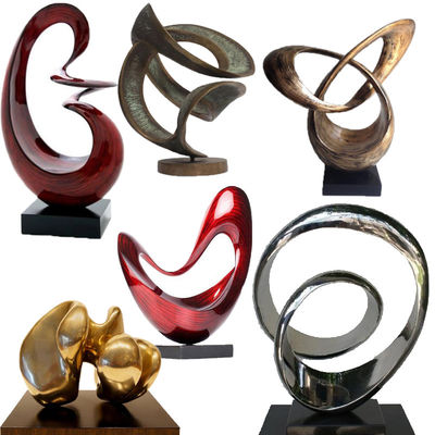 Metal Forged Small Garden Statues , Pure Handwork Outdoor Yard Statues